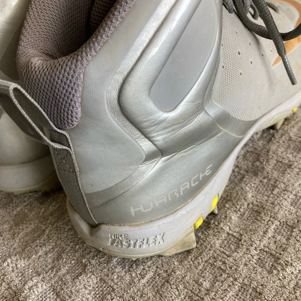 Men’s Nike Hurache Fast Flex Baseball Cleats Size 10 EUC - Picture 7 of 9